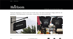 Desktop Screenshot of heirloomclaremont.com